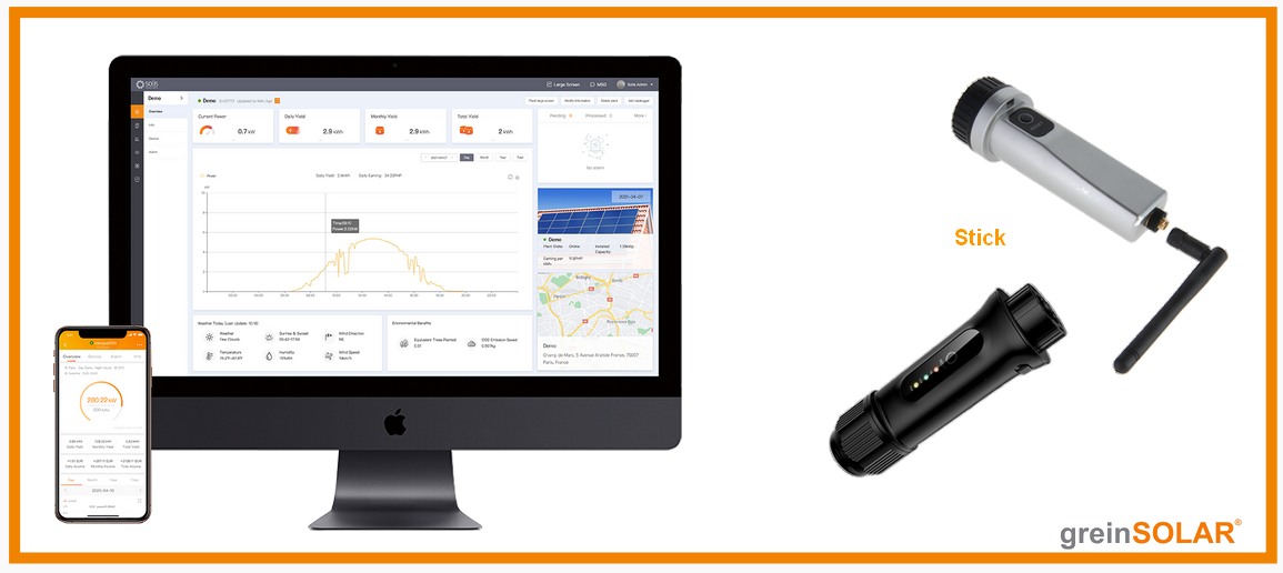 Solis Stick und Dashboard